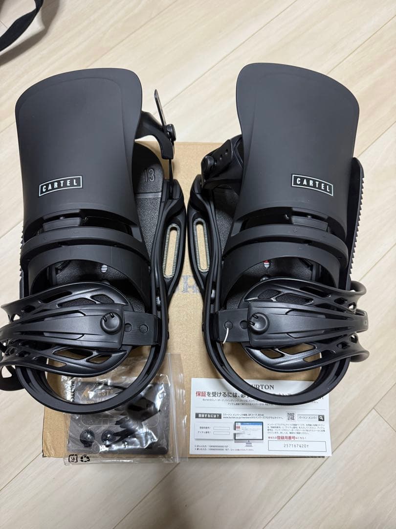 新品Burton Cartel ESTスノーボードビンディング M