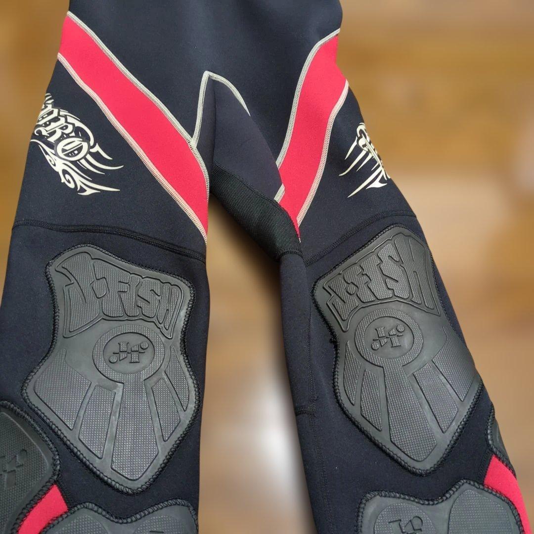 ウェットスーツ　ジパソン　ZIPATHONG　赤黒　メンズ　ジェットスキー用