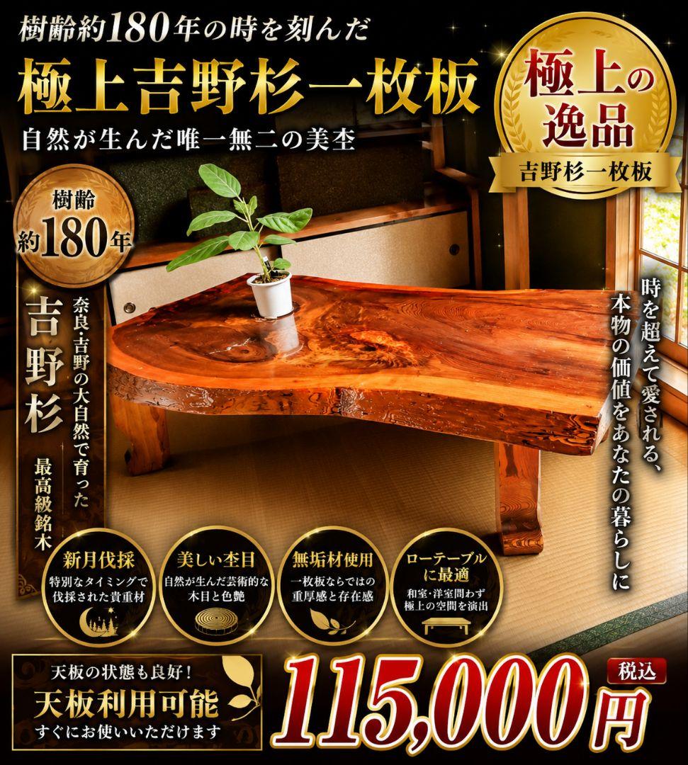 「大切に保管していました。」自伐自作part５／杉 本来の自然な形状すばらしい
