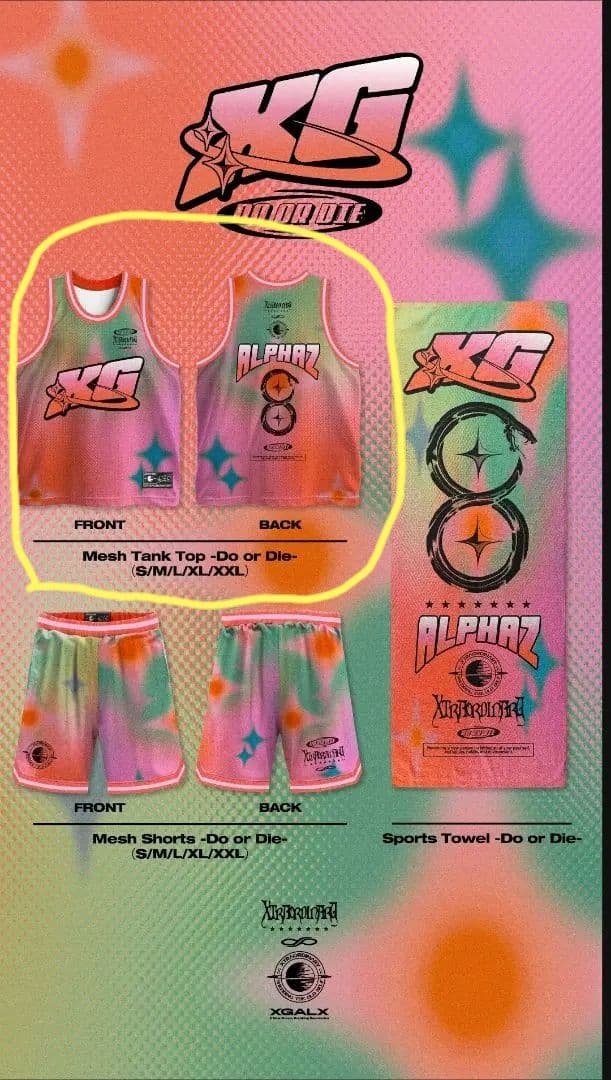 最終値下げ★　XG Mesh Tank Top Do or Die　Mサイズ