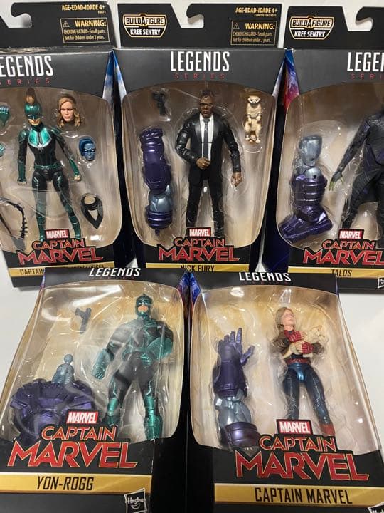 マーベルレジェンド　キャプテン・マーベル アソート5種