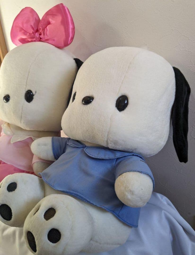 希少　非売品　ポチャッコ　ポチャミ　ぬいぐるみ　八千代銀行　着せ替え可能　レア