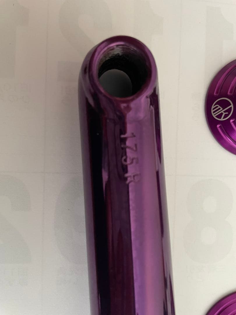 自転車本体 MankindJusticeCranks purple 2.5PC175mm