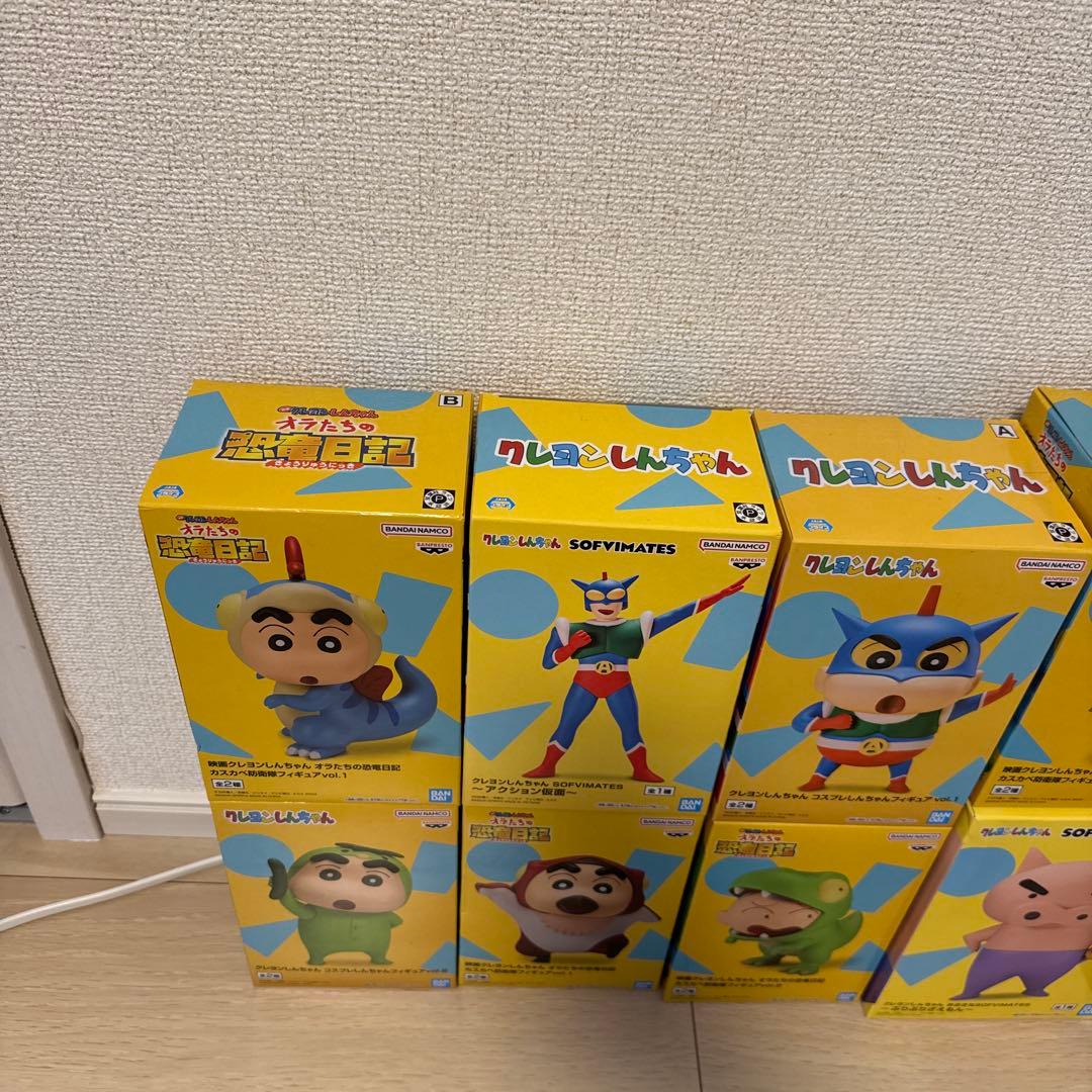 クレヨンしんちゃん　フィギュア　ソフビ　まとめ売り