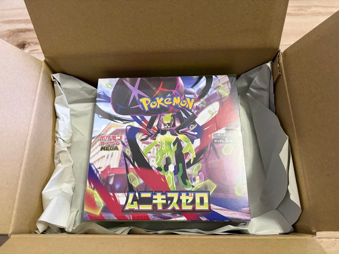 未開封ポケモンカードゲーム MEGA拡張パックムニキスゼロBOX シュリンク付き