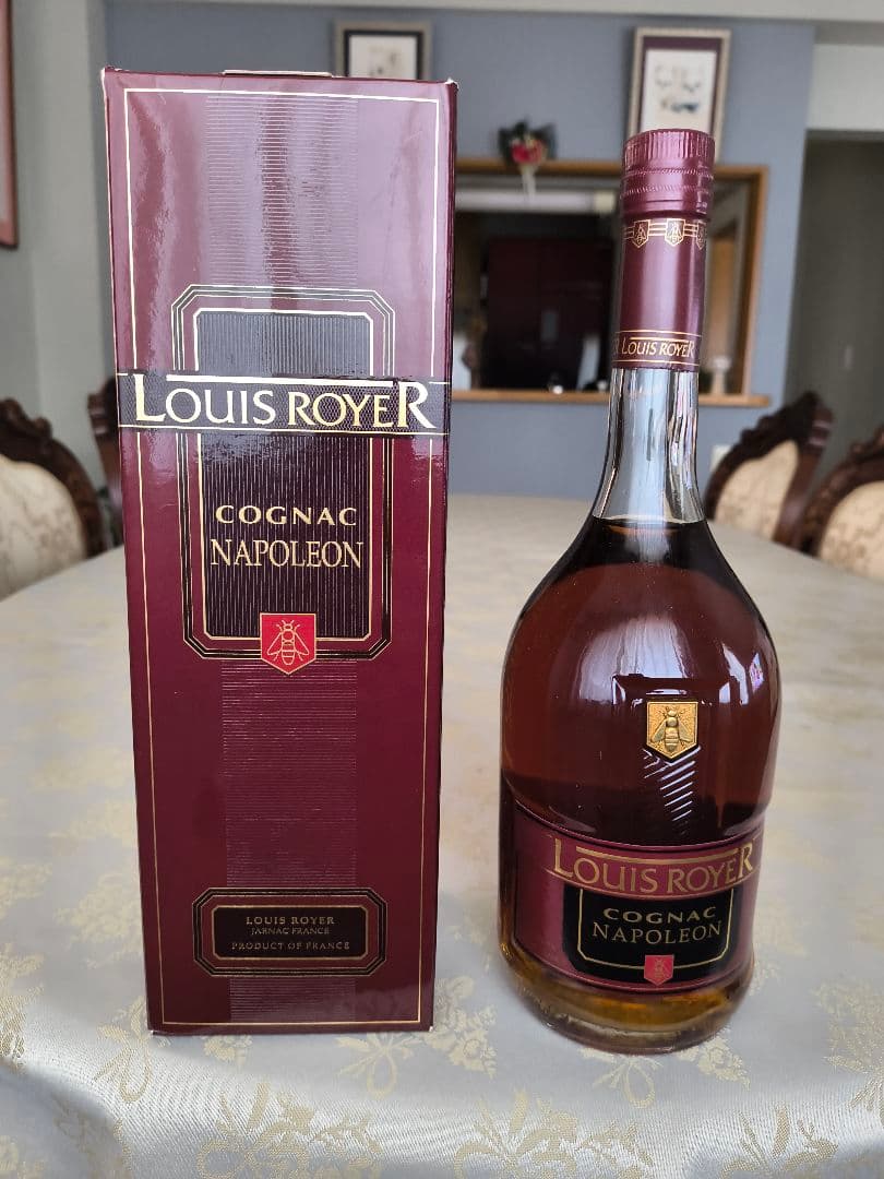 【未開栓・古酒】ルイ・ロワイエ ナポレオン コニャック 箱付き 1989年印刷箱