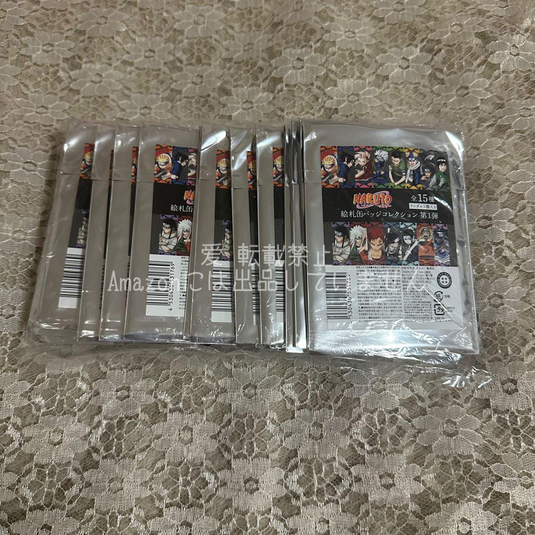 NARUTO ナルト 絵札缶バッジコレクション 第1弾 未開封 30点