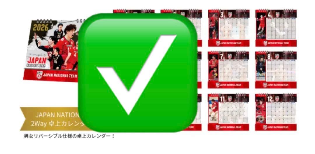 【限定】JVA バレーボール男子日本代表　福袋2026