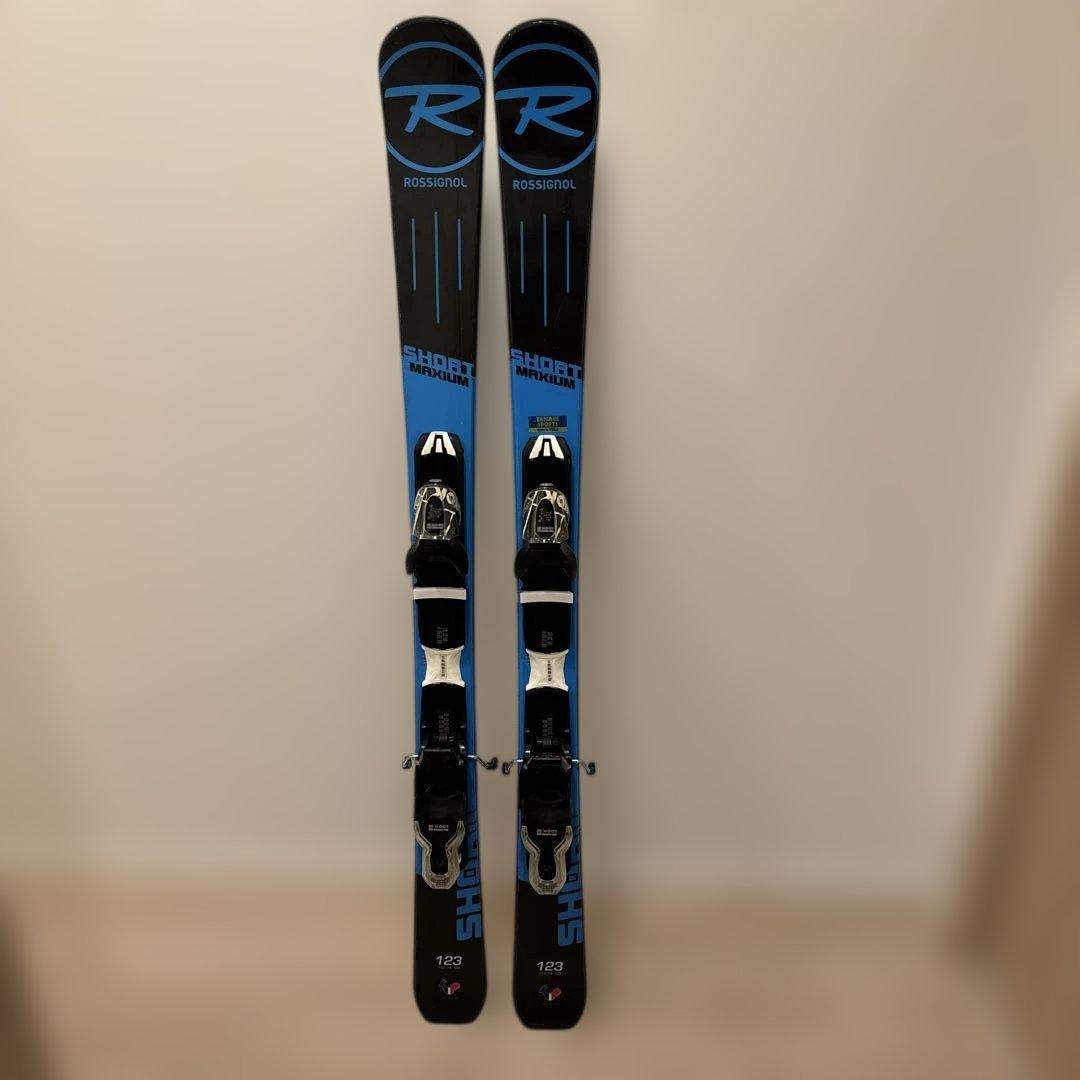 ロシニョール ショートスキー 123cm ミッドスキー 金具付
