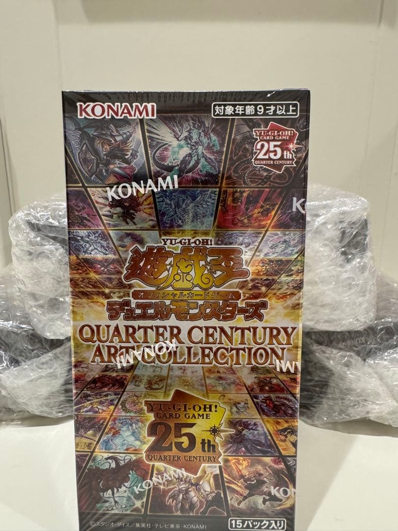 遊戯王OCG クォーターセントリーアートコレクション 15パック入り　4箱