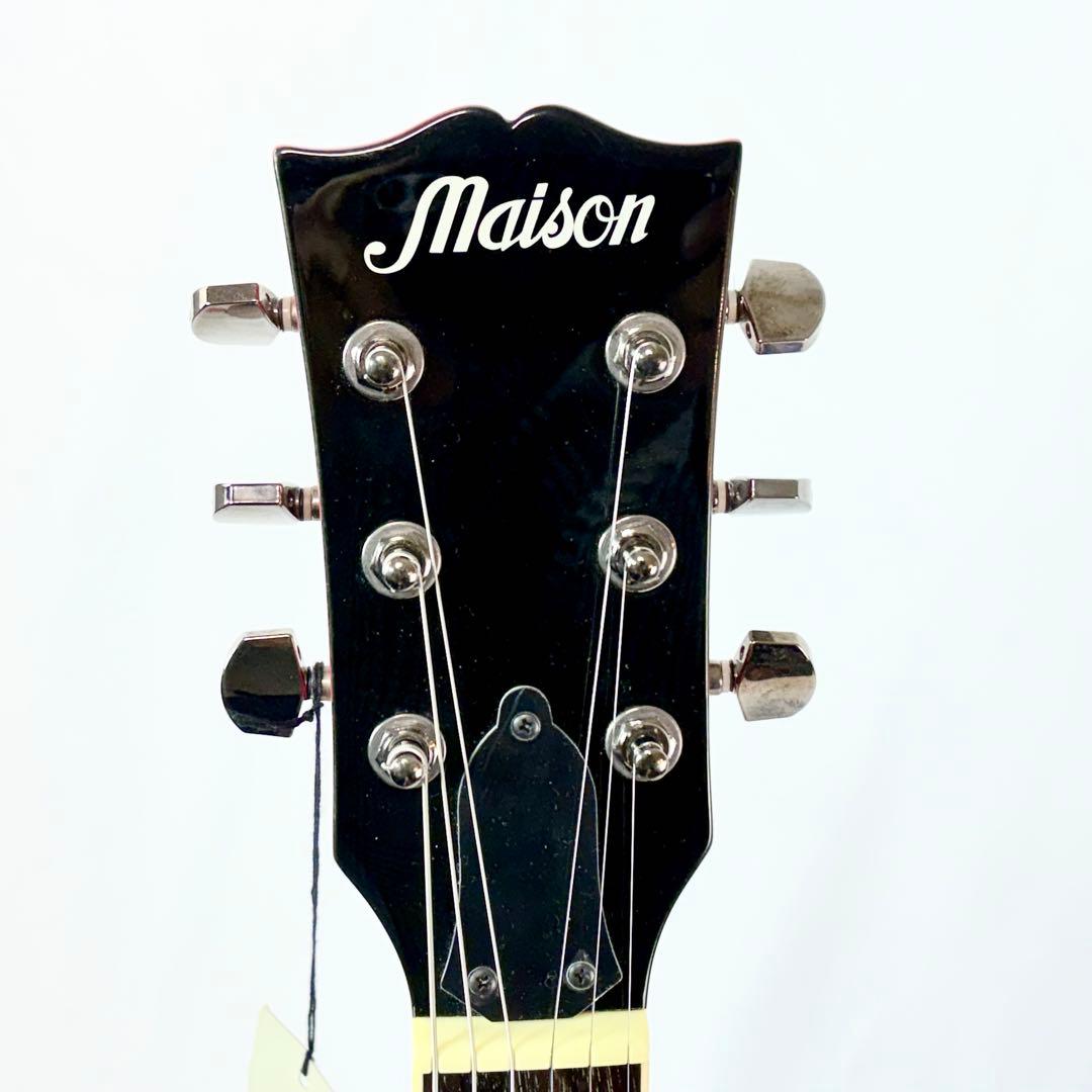 未使用　MAISON レスポールカスタム　レッド　ギブソンヘッド　セットネック