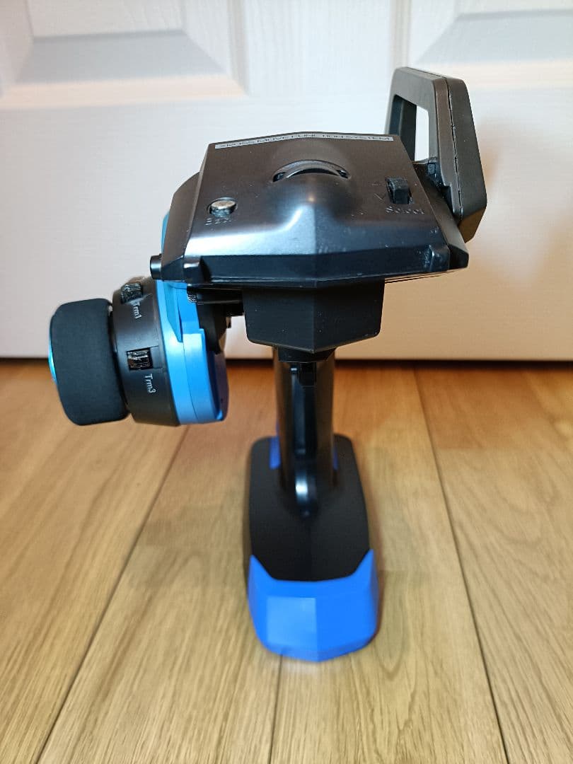 SANWA M12 送信機のみ アクティブホビー製ステアリングホイール付き
