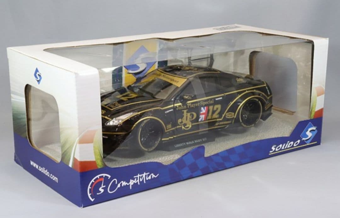 ソリド 1/18 日産 GT-R R35 リバティーウォーク JPS 2022