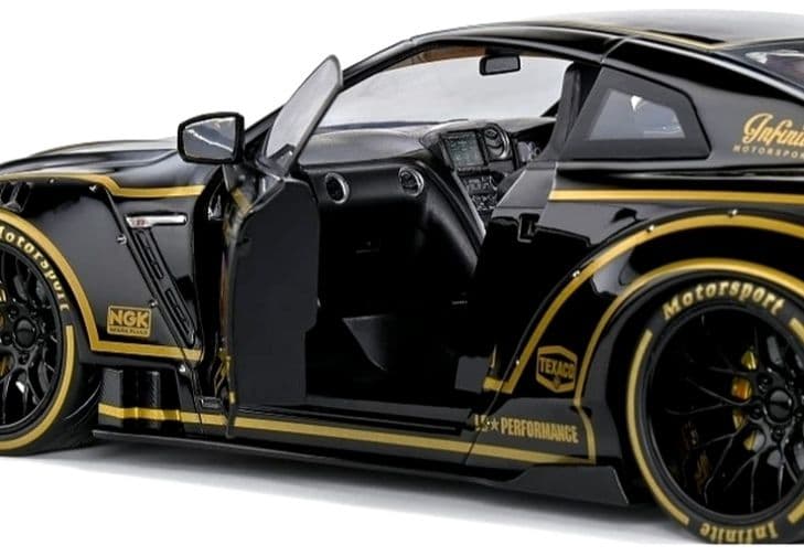 ソリド 1/18 日産 GT-R R35 リバティーウォーク JPS 2022