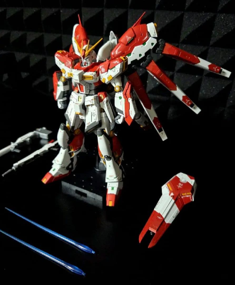 RG Hi-νガンダム ゼータプラスA1テスト機カラーイメージ 塗装済み完成品