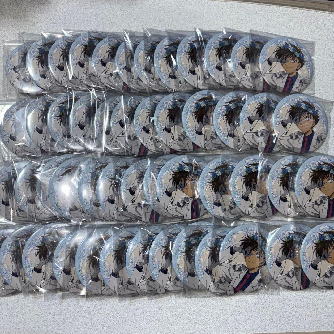 名探偵コナン 怪盗キッド 缶バッジ 花冠 50個セット