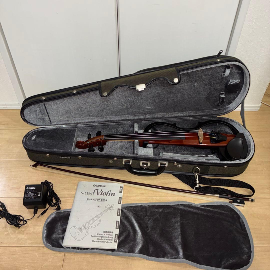 美品 完全動作品 YAMAHA ヤマハ サイレント バイオリン SV-120