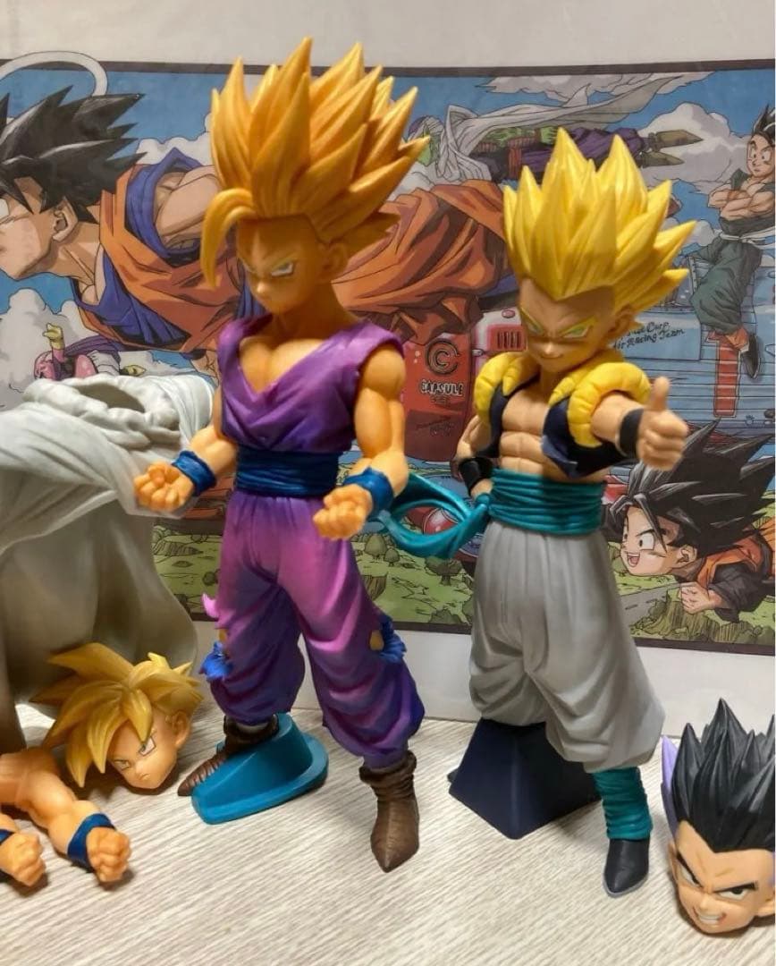 【激レア】　ドラゴンボールZ 孫悟飯 & ゴテンクス　(付け替えパーツ有り)