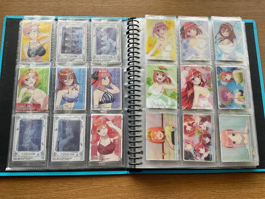 五等分の花嫁 カード・バインダー付き