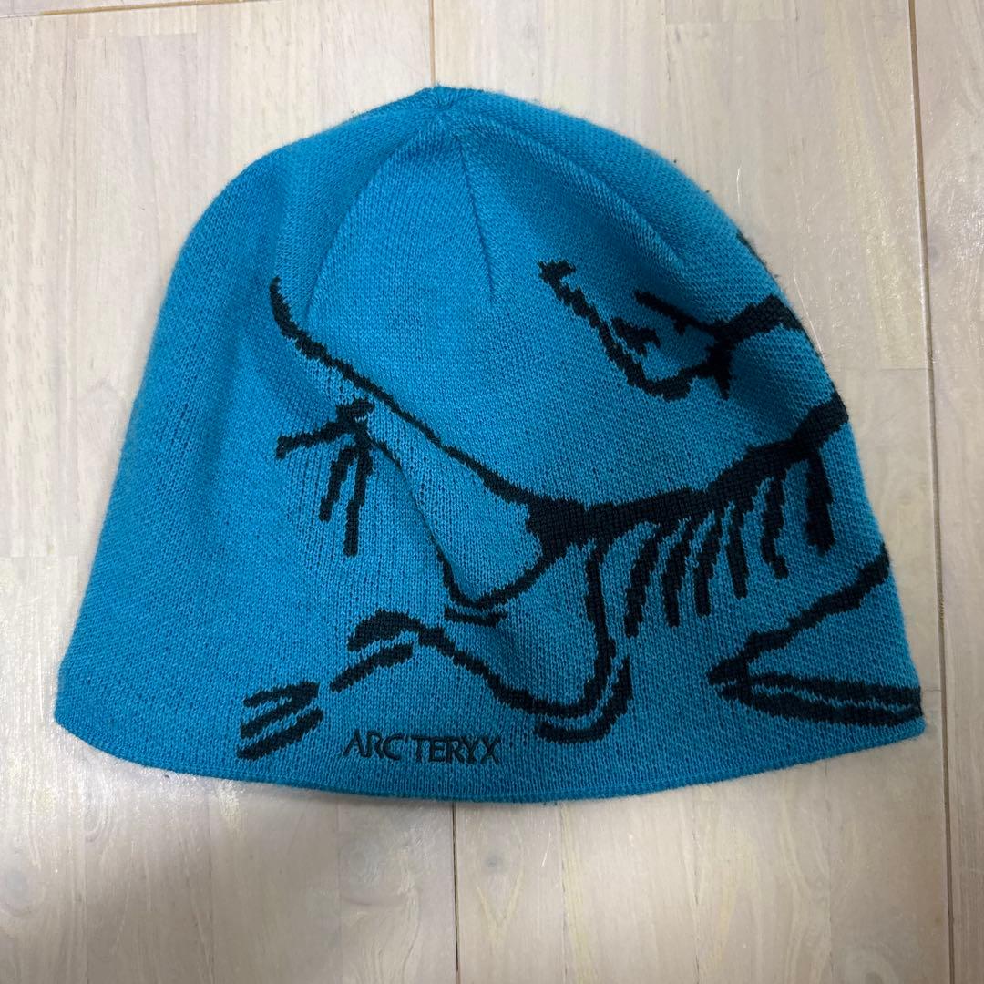 ARC'TERYX 水色ニット帽・ビーニー 確実正規品
