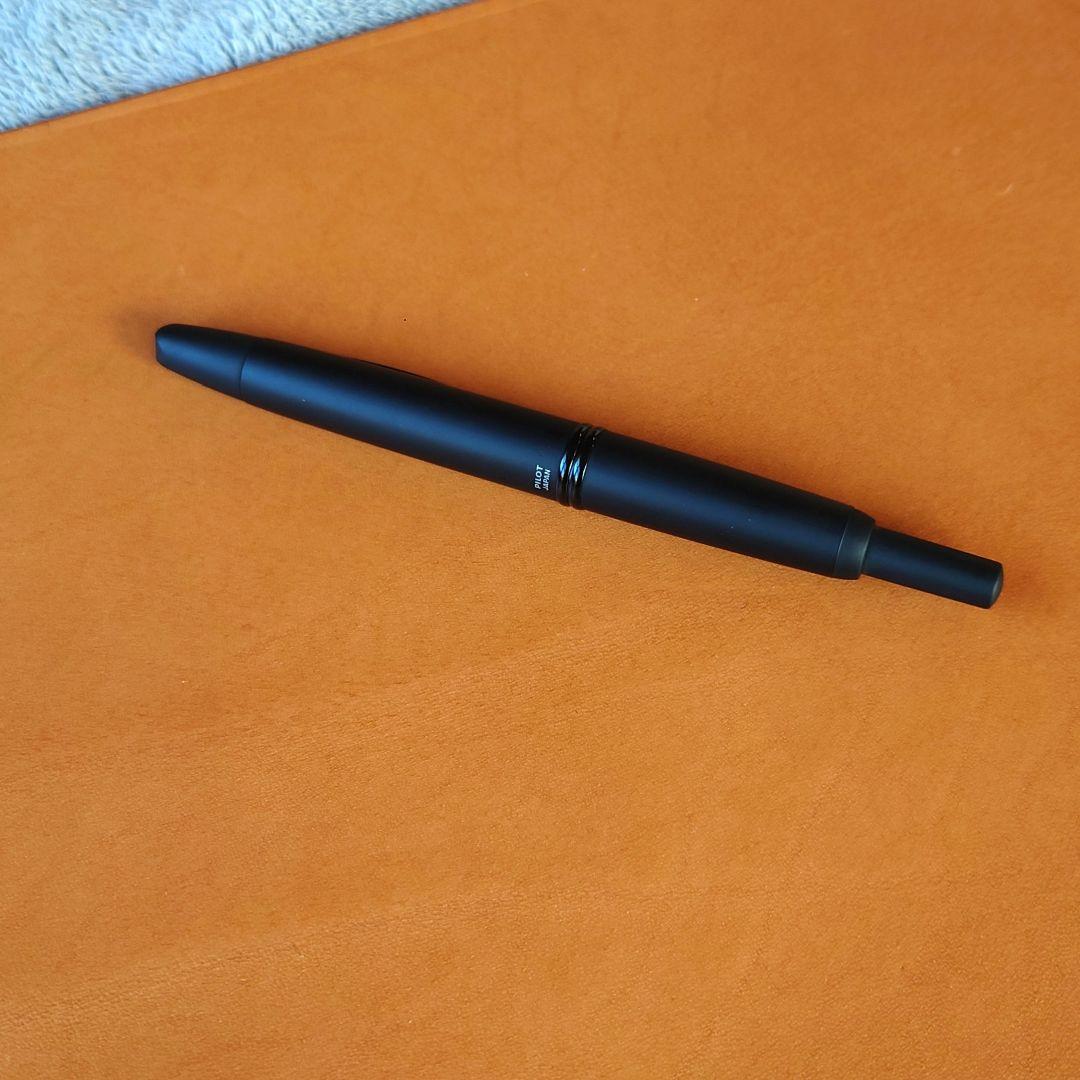 PILOT キャップレス万年筆 ブラックマット F コンバーター付き