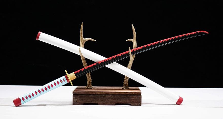 鬼滅シリーズ-甘露寺蜜璃 居合刀 武士道 武蔵 鑑賞用 手鍛造打