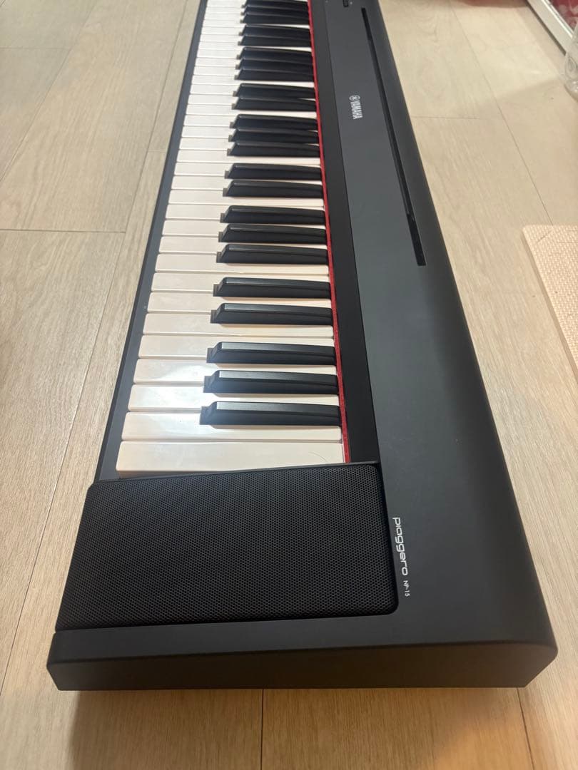 YAMAHA｜ヤマハ 電子キーボード ブラック NP-15B [61鍵盤]