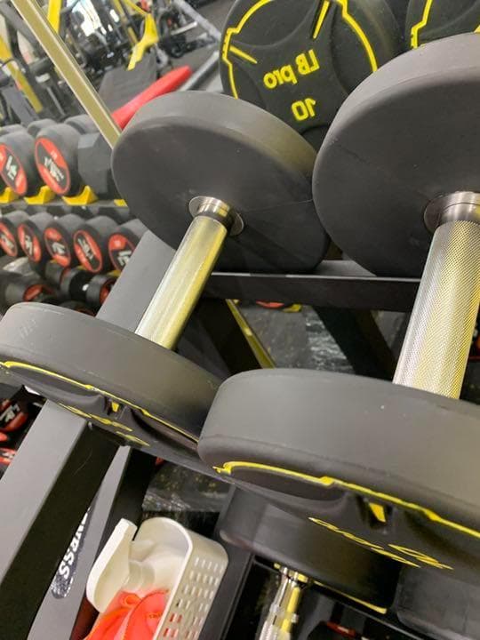 TPUダンベル　2.5kg 5kg 7.5kg 10kg 各2個　計　50㎏