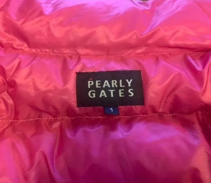 PEARLY GATES/パーリーゲイツ ダウンジャケット　収納袋付き
