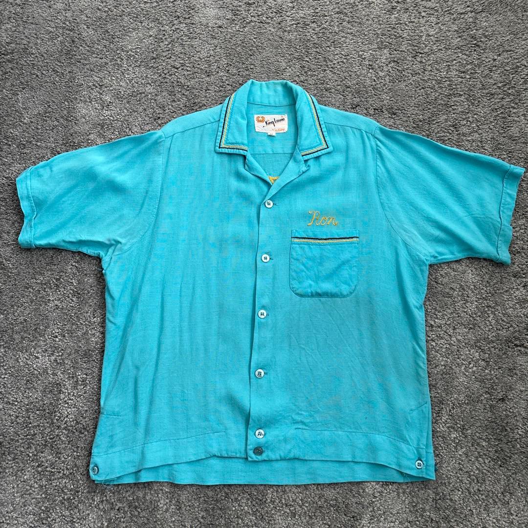 ヴィンテージ ボーリングシャツ キングルイ