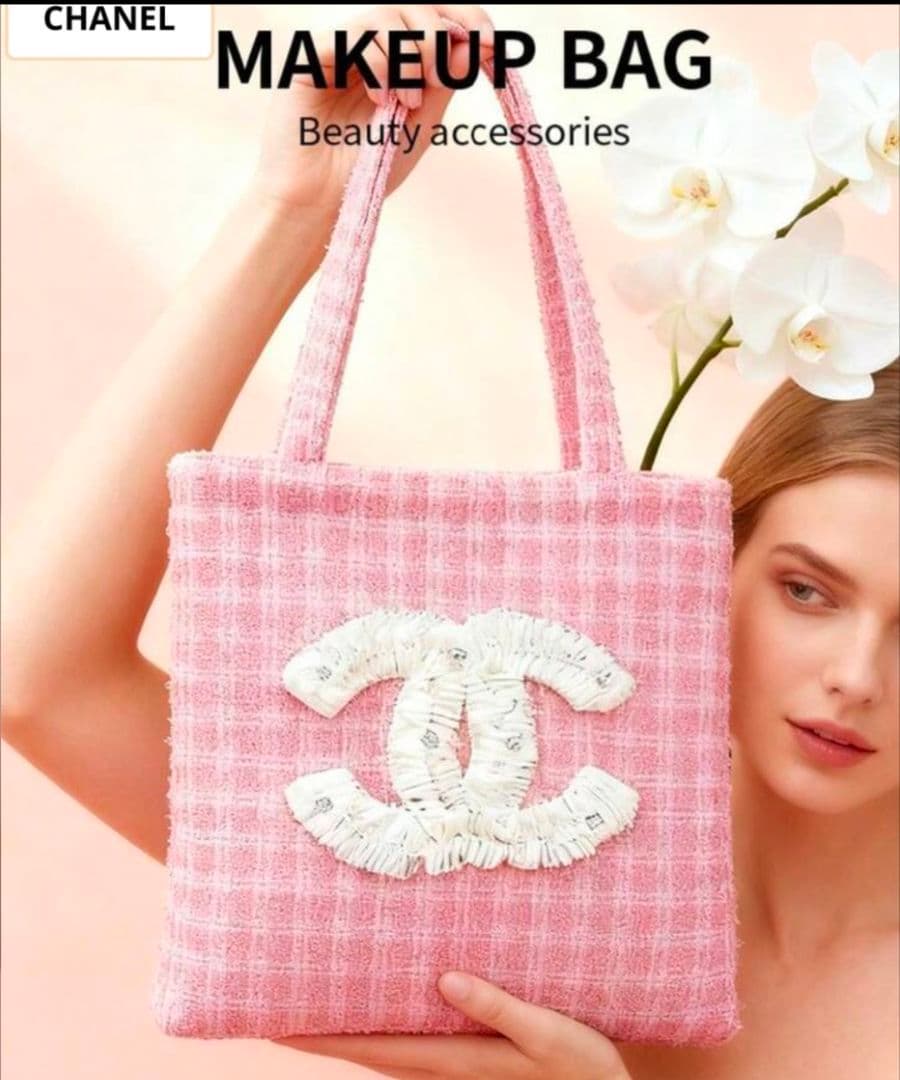 CHANEL メイクアップバッグ ピンク