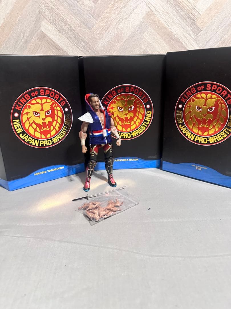 オカダ、棚橋、EVIL、オスプレイ　新日本プロレスフィギュアセット