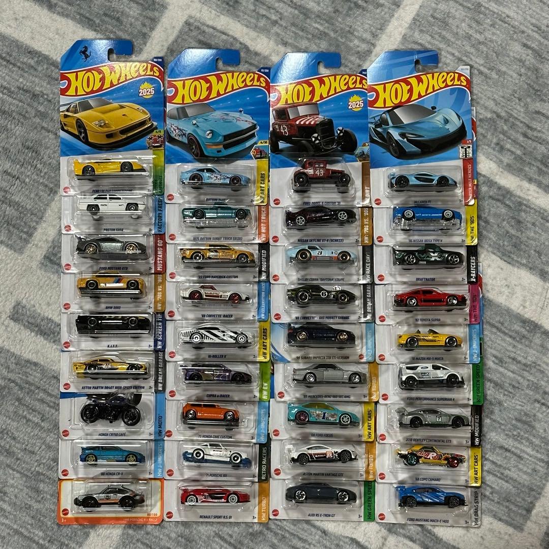 ホットウィール ベーシック 36台セット⑦ フェラーリ GT-R等