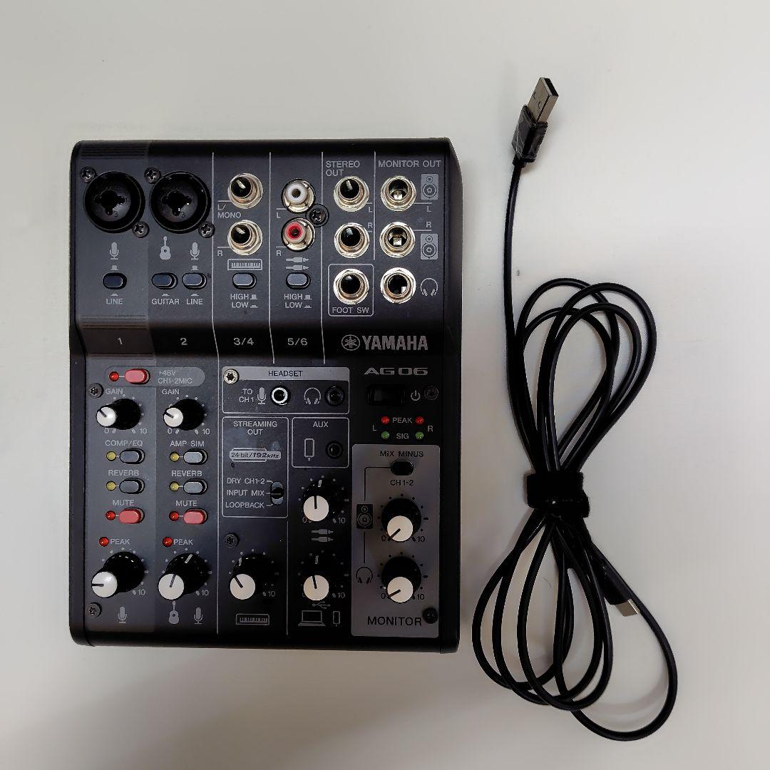 Yamaha AG06 MK2 オーディオインターフェイス