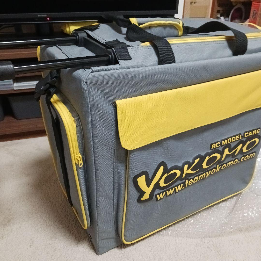 Yokomo RCモデルカー用キャリーケース グレー/イエロー