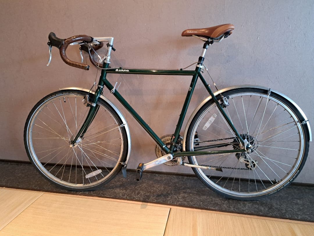 名車　ARAYA フェデラル フォレストグリーン ランドナー