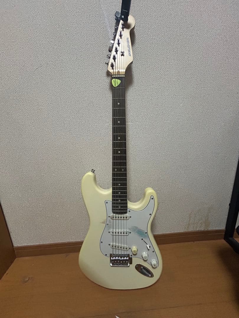 アイボリー エレキギター シングルコイル