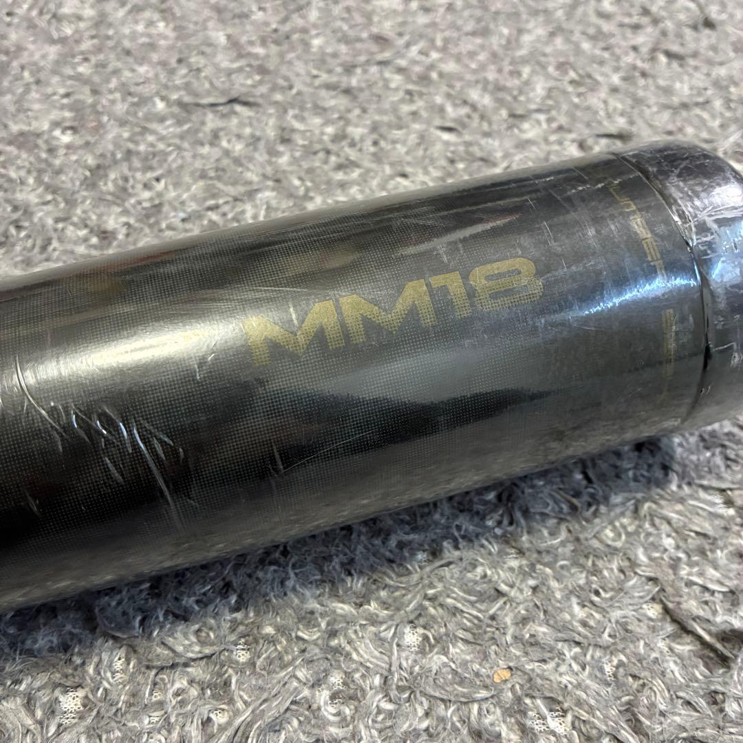 【未使用品】SSK MM18 軟式用FRPバット85.5cm SBB4023 黒