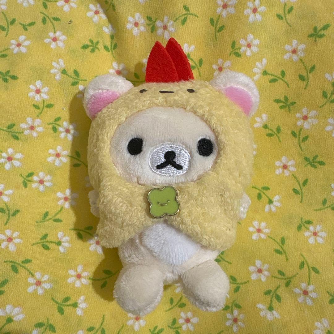 リラックマ リラすみフェス えびふらいのしっぽ コリラックマ てのりぬいぐるみ