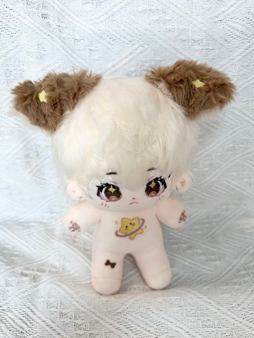 20cm ぬいぐるみ　レア　コットンドール　無属性　手作りスケルトン有　本体