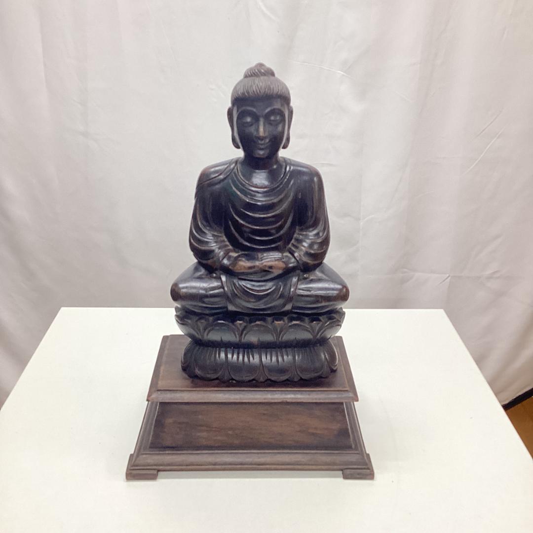 仏像 木彫り 時代物 高さ約41㎝　最終値下げ