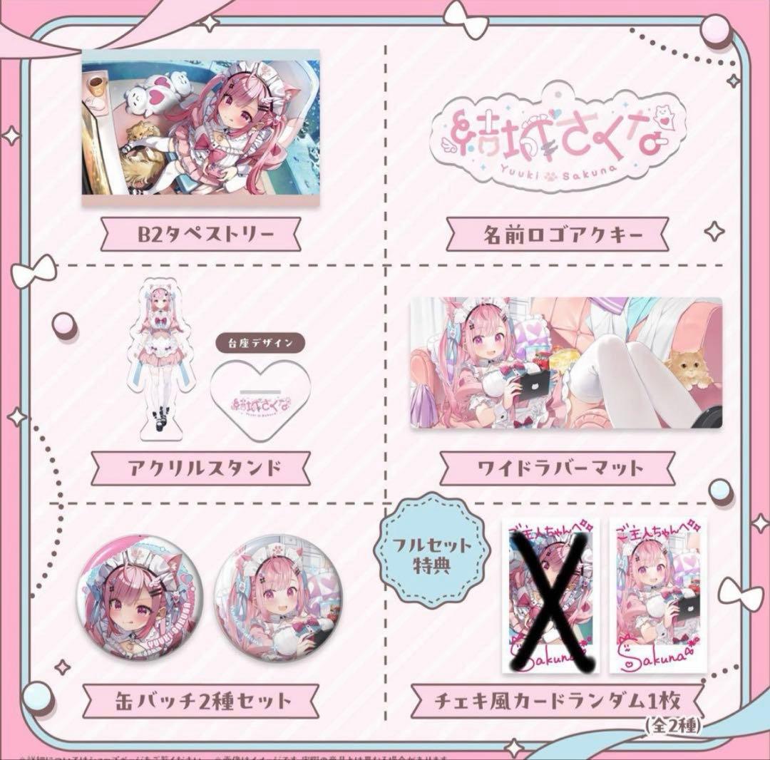 結城さくな　誕生日記念グッズ2024　フルセット
