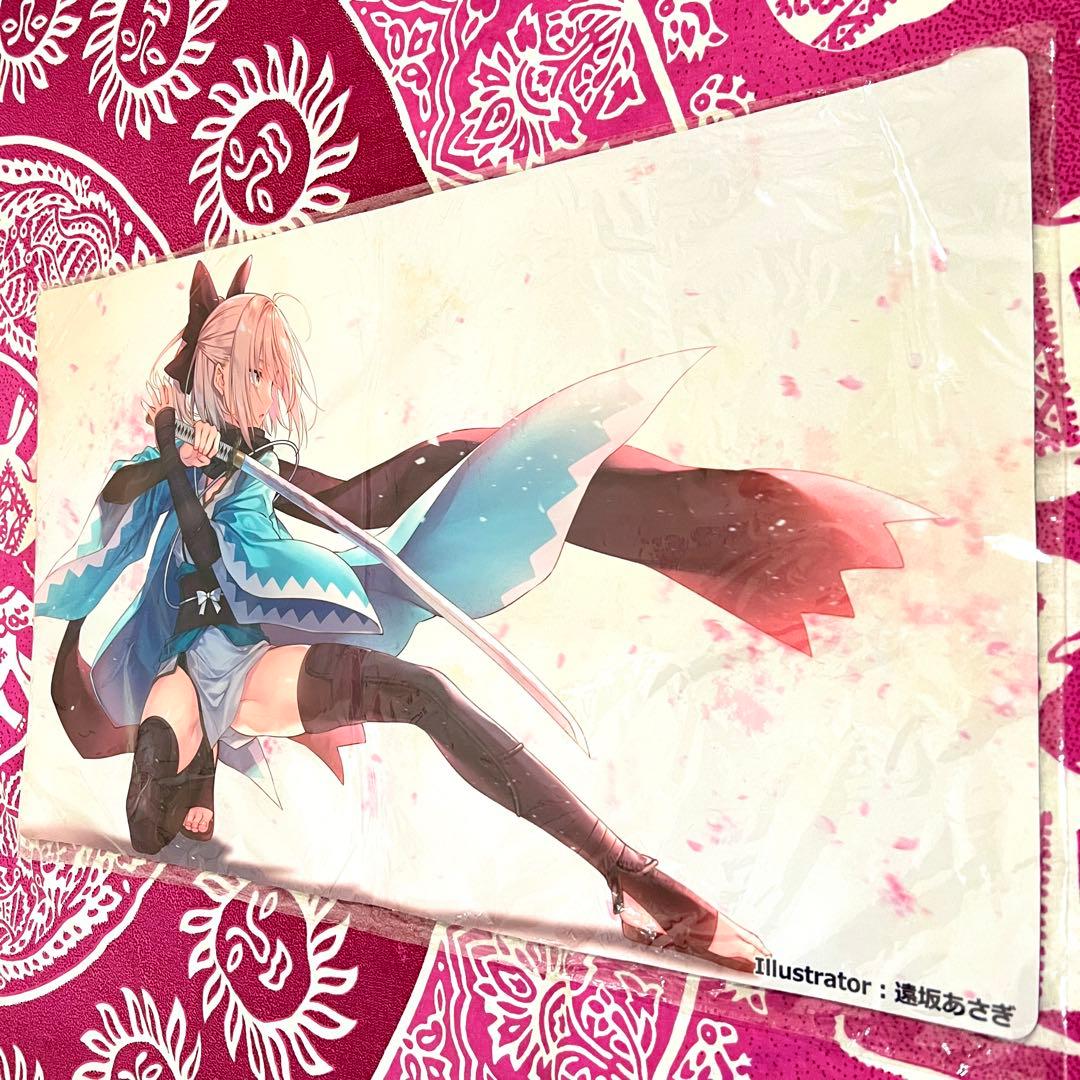 FGO Fate 沖田総司 沖田 白詰草 プレイマット デスクマット