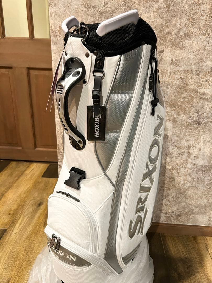 Srixon ゴルフバッグ 9.5型 ホワイトシルバー