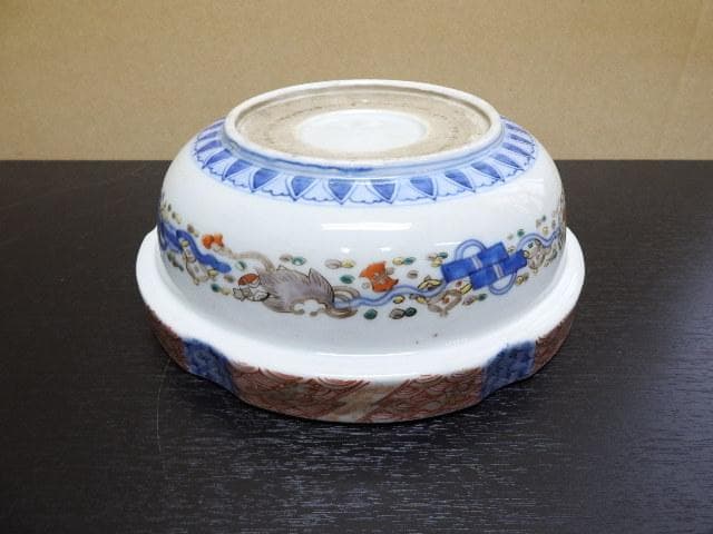 伊万里色絵鉢　MA282
