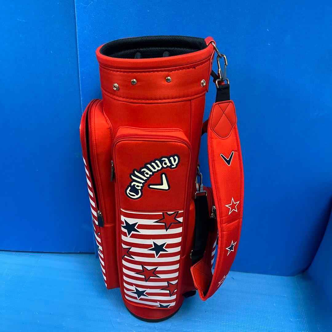 Callaway ゴルフキャディバッグ 赤