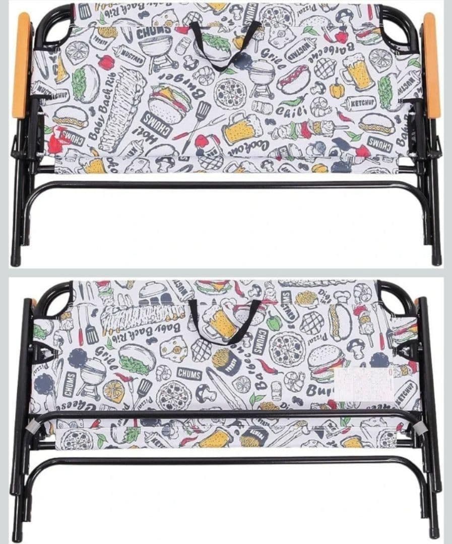 【新品、未使用】CHUMS チャムスバックウィズベンチ BBQ　2人掛け