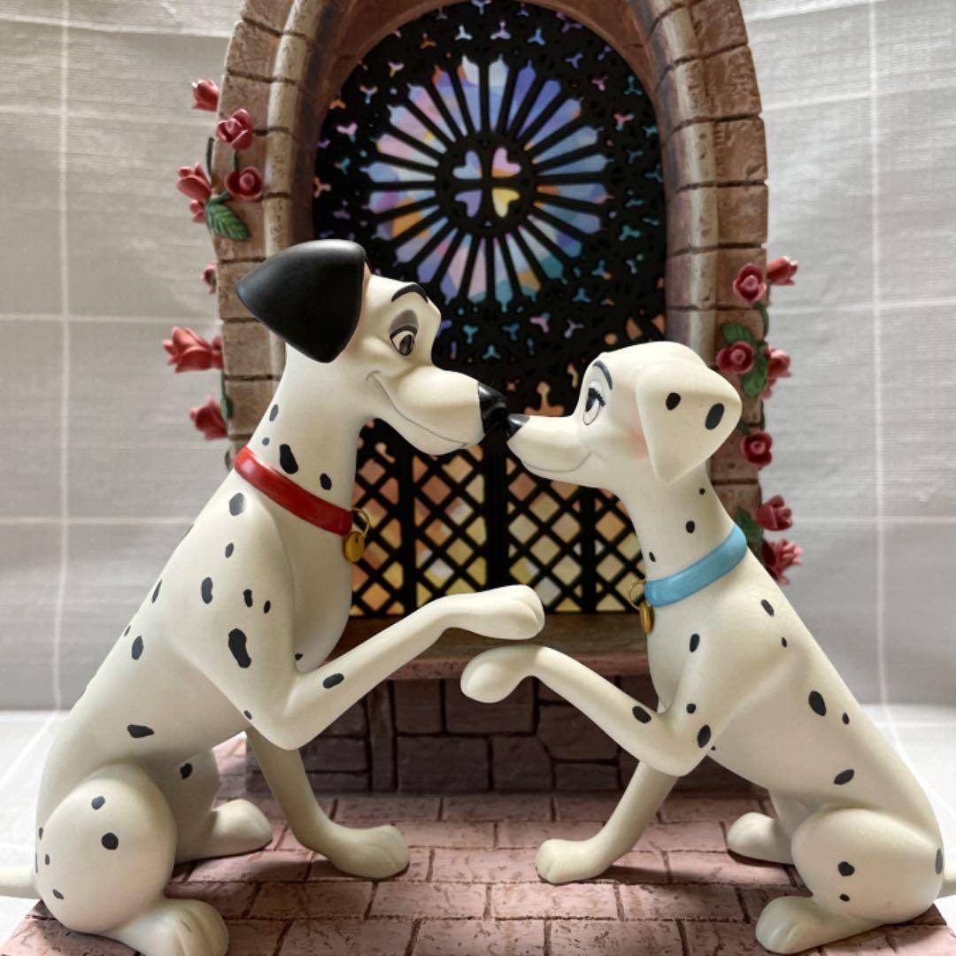 WDCC ディズニー 101匹わんちゃん ポンゴ&パーディタ フィギュア 陶器製