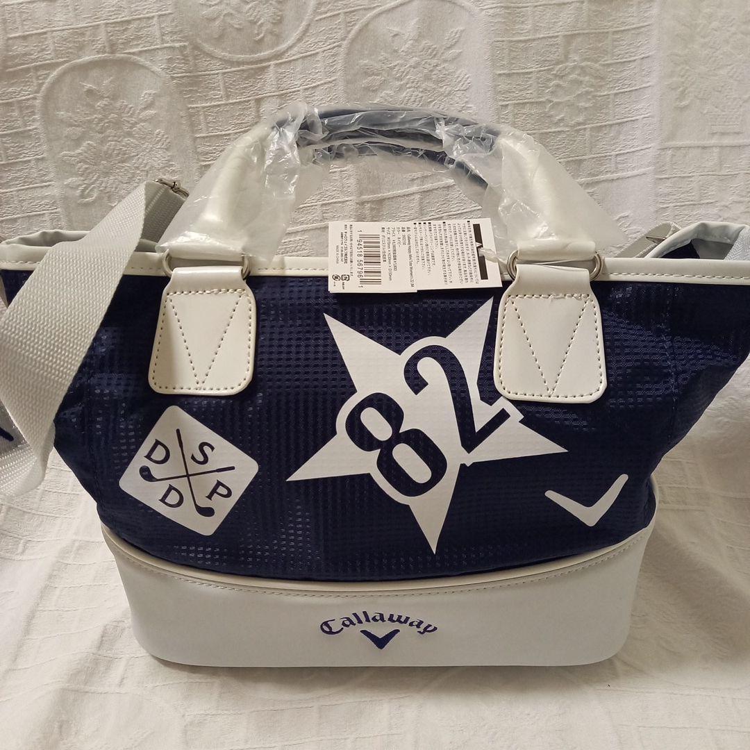 新品　未使用　Callaway ゴルフ小型バッグ ネイビー/ホワイト