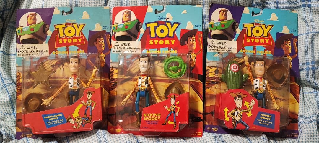 トイ・ストーリー ウッディ フィギュア3セット初期新品